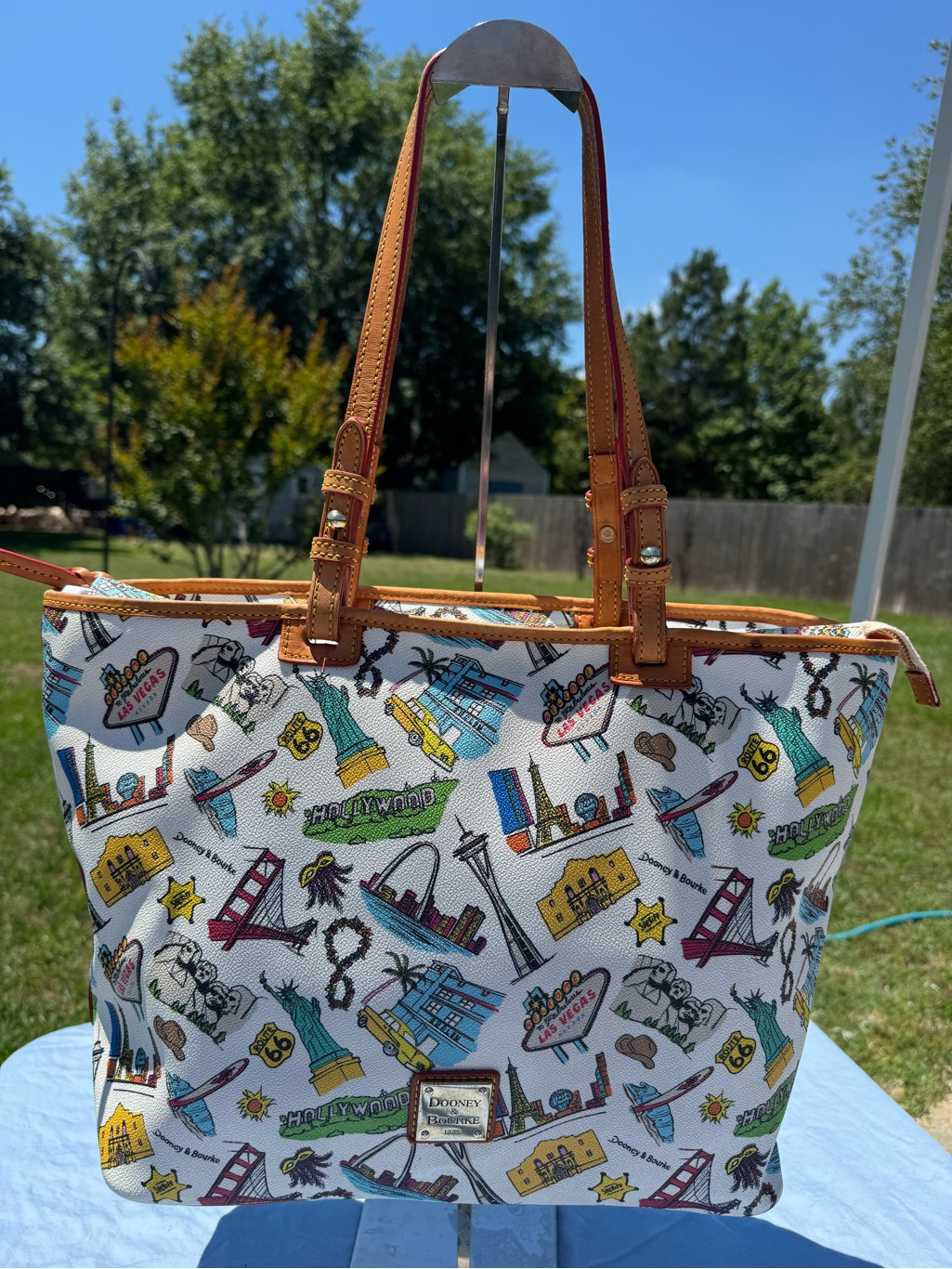 Dooney & Bourke Americana Landmark/Road Trip Tote